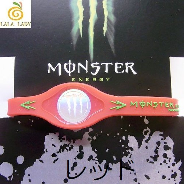並行輸入品 モンスターエナジーｘパワーバランス ブレスレット 0627 2301 Lalalady Ownd