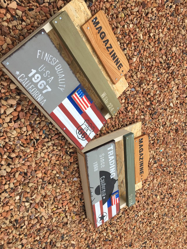 マガジンラック アメリカン雑貨 収納ボックス A E Style