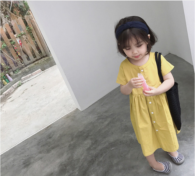キッズ イエロー ワンピース プチプラ子供服 大人アクセサリ Moni キッズ イエロー ワンピース プチプラ子供服 大人アクセサリ Moni