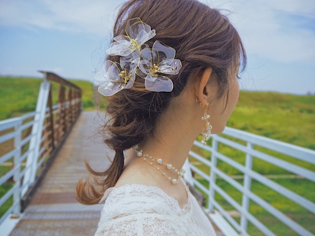 Rimel Original アメリカンゴールドフラワーのヘッドアクセ Rimel リメル