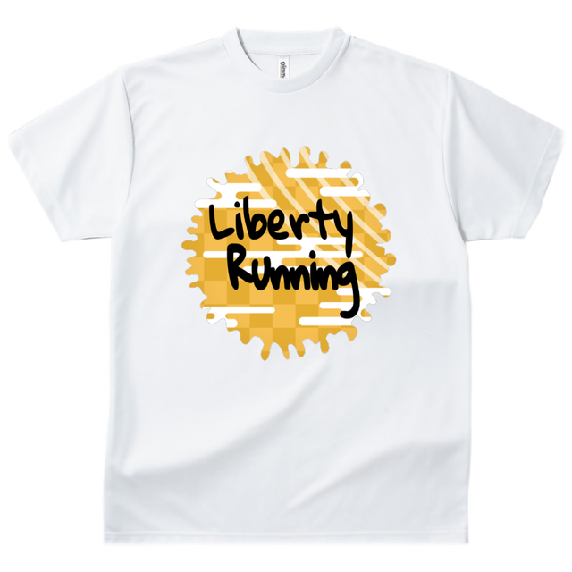 ランニング用 リバtシャツ 白 Libertyrun