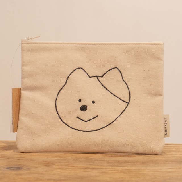 はるちゃん雑貨 おかおポーチ シンカイ