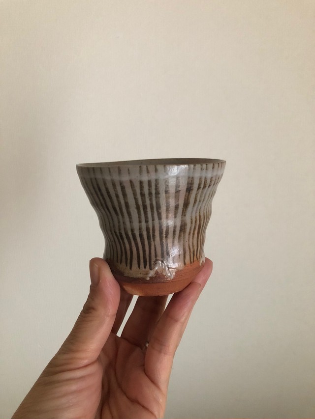 蚤の市 作家さんの湯のみ 2点セット コースター付き Pilvi ピルヴィ