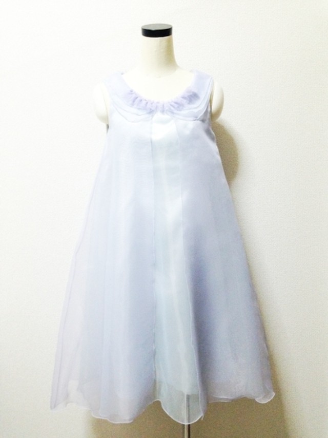 紫陽花色のワンピースドレス Rumico