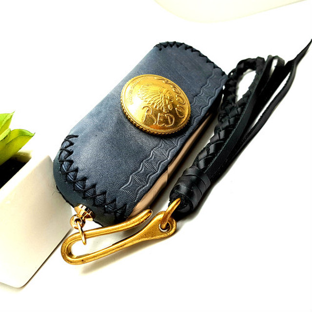 手作り姫路レザーアイコス3 Duoにも ケース 牛革ストラップ フリマショップ Gechena