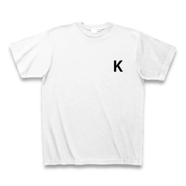 イニシャルtシャツ K Soootakenoko