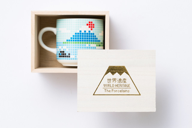 富士山 マグカップ 木箱1個入り / The Porcelains