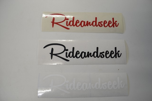 Ride Seek 筆記体ステッカー Ride Seek Onlineshop