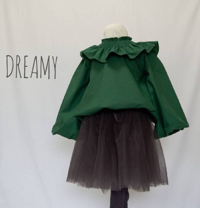 送料無料 グリーンブラウス 0078 キッズ服 韓国子供服 プチプラ 海外 Isis Dreamy