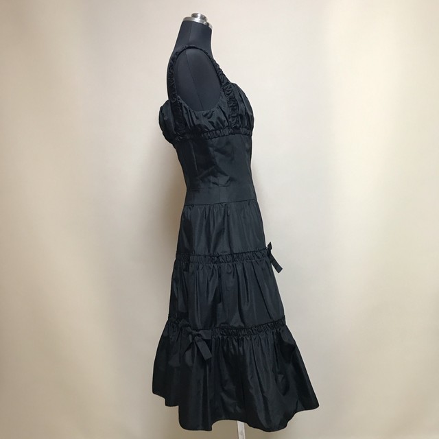 Rene ルネ フォーマル系ワンピース ノースリーブ 黒 38 美品 Aspiration01