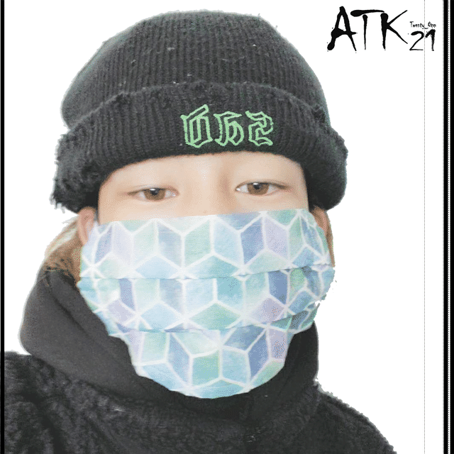 2枚セット 和柄 プリーツタイプのハンドメイドマスク 手ぬぐい タオル 手作りマスク メンズ レディース 大人用マス おしゃれマスク すっぴん隠し Msk0416 Atk21