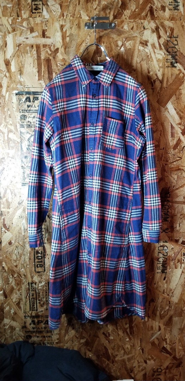 Antgauge アントゲージ 薄手コットンチェックシャツコート F Used Vintage Clothing Bridge
