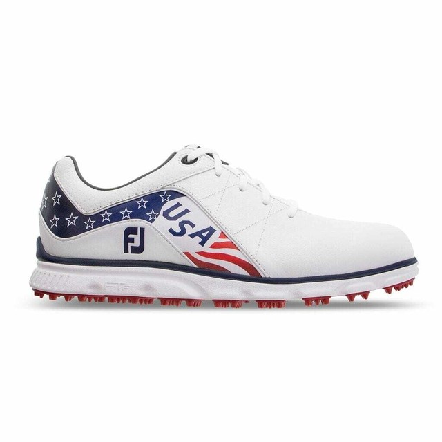 Footjoy フットジョイ メンズ ゴルフ シューズ スパイクレス スニーカー 靴 19 新作 限定 人気 残りわずか Footjoy Pro Sl Red White Blue Hi808shop