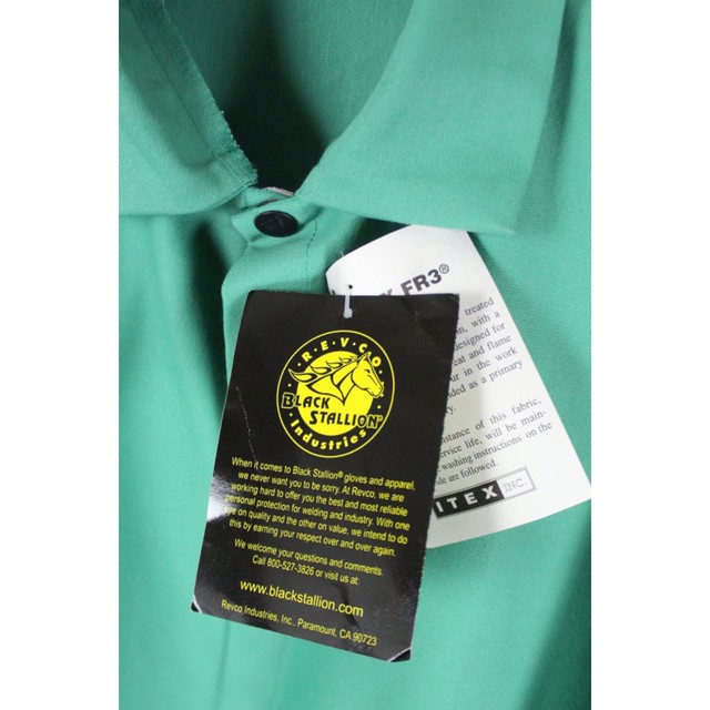 エメラルドグリーン色 コットン地 ワーク ジャケット Co 0750 Cv