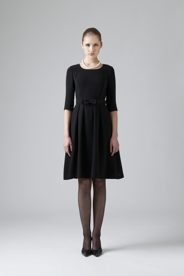 日本製 抗菌裏地 リトルブラックドレス ベルト付 礼服 卒業式 入学式 卒園式 入園式 ワンピース レディース ブラックフォーマル 喪服 七五三 Beau Choix