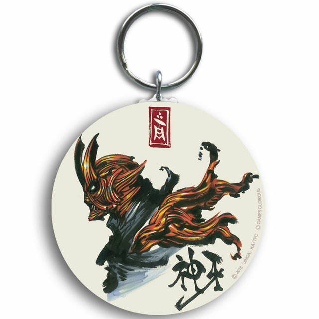 【 神ノ牙 -JINGA- 】JINGA Steel Keyring / GAMES GLORIOUS