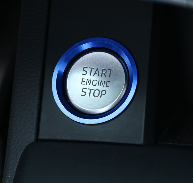 Audi アウディ エンジン スタートボタン リング ボタンカバー 全3色 スターター プッシュ スタート ストップ エンブレム ステッカー アクセサリー カスタム パーツ 欧車パーツ