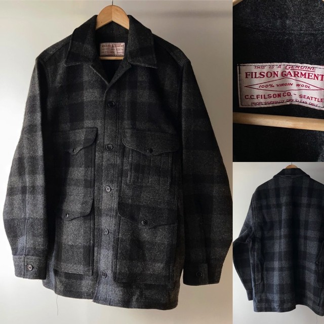 美品 Filson Garment Cpoウールジャケット シングルマッキーノクルーザー 11t16 Thrift Tokyo Tarock