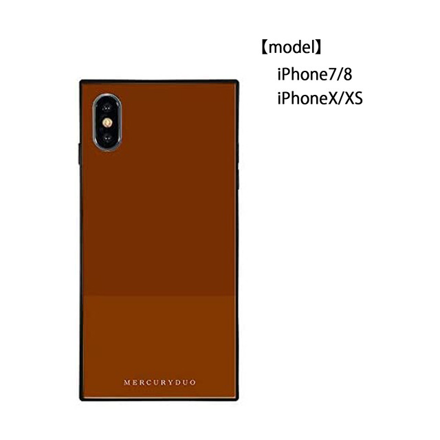 Mercuryduo マーキュリーデュオ ガラス Iphoneケース Chocolate Brown Iphone7 Iphone8 Iphonex Iphonexs Oneword Iphoneケース スマホケース専門店