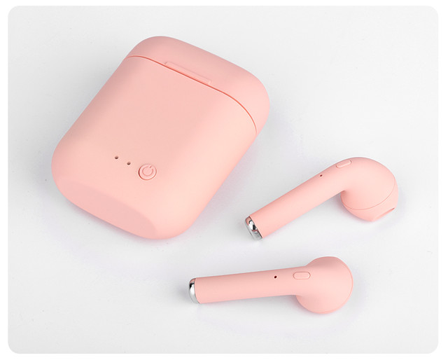 送料無料 マカロンカラーフルワイヤレスイヤフォン Bluetooth接続 マイク ハンズフリー 通話 イヤホン Poplum