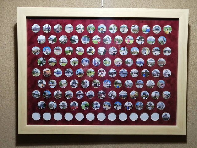 記念メダル収納ケース 113個収納 吊り下げ額縁 送料無料 オリジナル記念メダルｓｈｏｐ