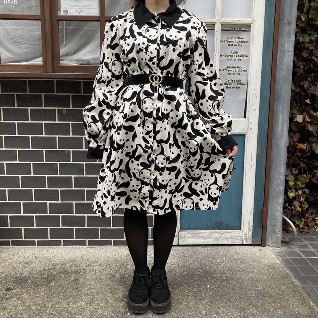 Mocha Original パンダ柄ワンピース オリジナル Mocha 下北沢