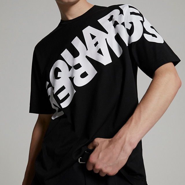 Dsquared2 ディースクエアード Mirrored Logo T Shirt S74gd0664 S ブラック Tシャツ メンズ Brillante ブリランテ