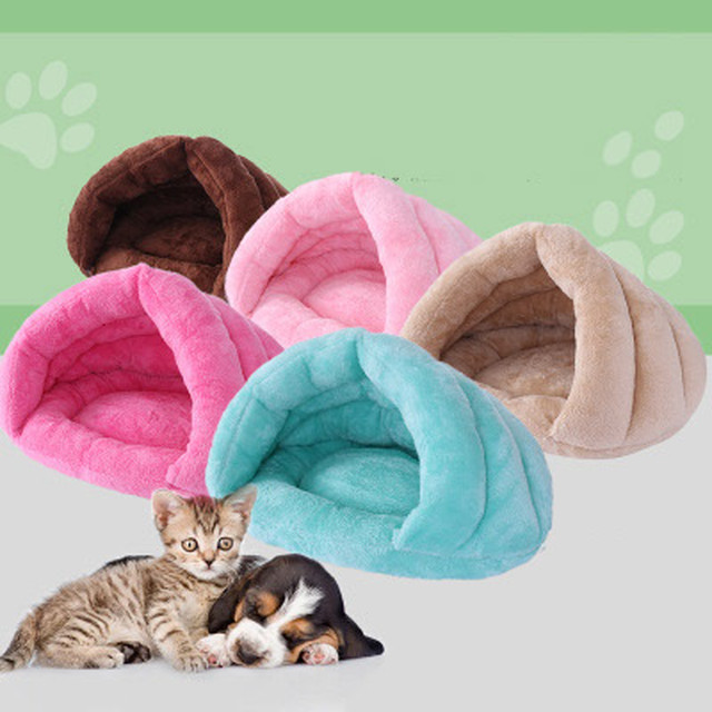 004激安 ペット用品 猫用 小型犬用 滑り止め ペット用ベッド ポケット 寝袋 60 45 35cm Cafe Asunaro