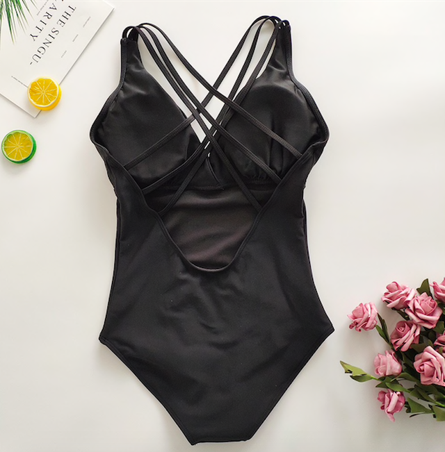バック クロス ワンピース 水着 Regina Swimwear