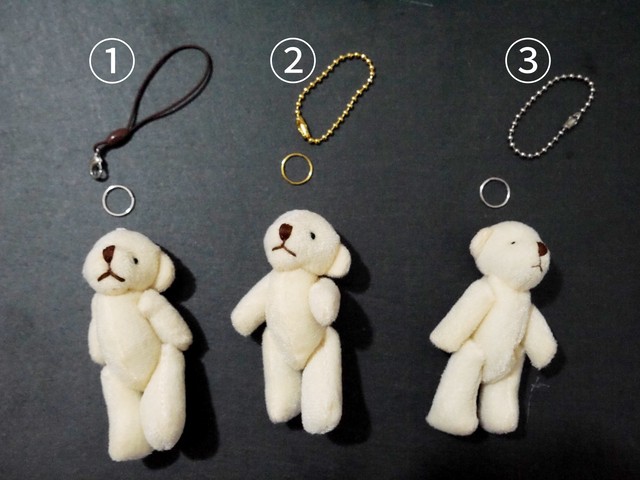 手作りキーホルダー作成キット 手足が動く可愛いくまのキーホルダー Net Shop Miyabi