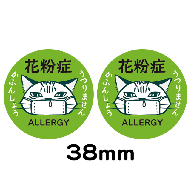 花粉症編38mmの2個セット 再販 Atelier Zuco