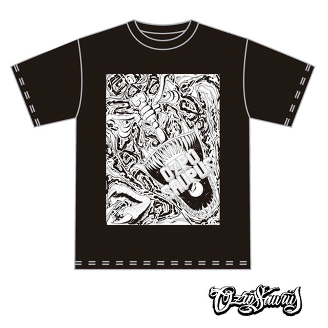 Ozrosaurus 16 Tシャツ Black Grand Master Webstore