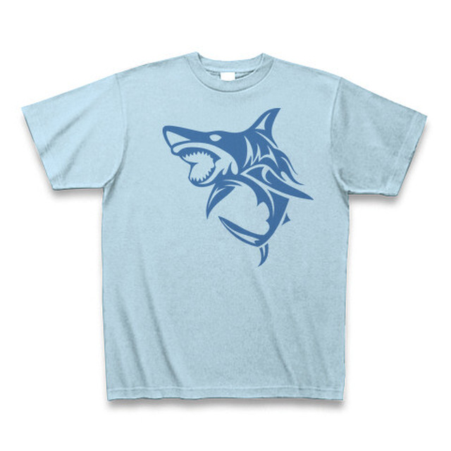 送料無料 怖いけどかっこいいシャーク サメ 海の生き物 オリジナル メンズtシャツ Tシャツ セレクトショップ Moca15