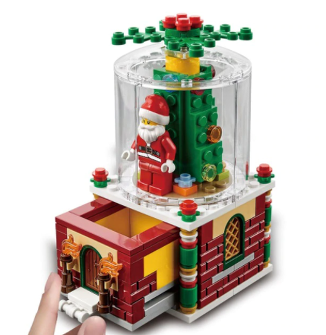 レゴ互換 クリスマス サンタクロース レンガの家 ツリー ブロックセット Happy Hobby あなたのベストが見つかるお店