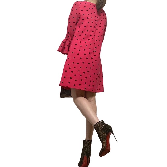 濃ピンク系ハートワンピース Mistyselect