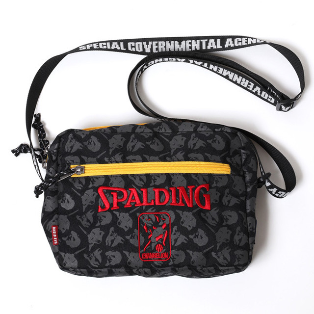 RADIO EVA 722 EVA-01 Shoulder Bag by SPALDING Black x Red / EVANGELION エヴァンゲリオン