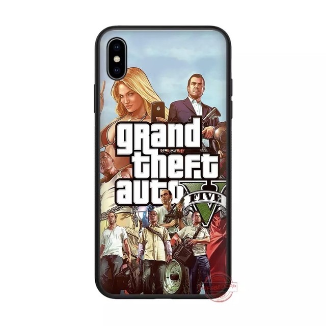 Grand Theft Auto Iphoneケース ソフト シリコンケース グランドセフトオートv グラセフ Gta5 Bf Merch S