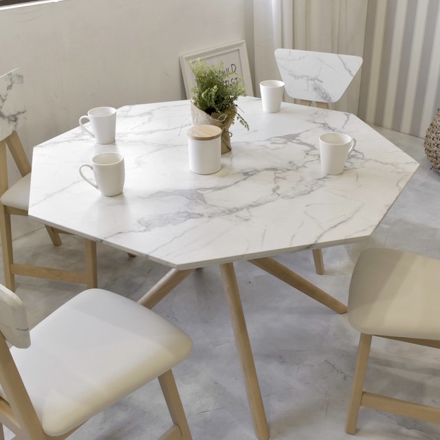 Marble Dining Table 1100 / 大理石モダンスタイル 大理石調 ダイニングテーブル 1100