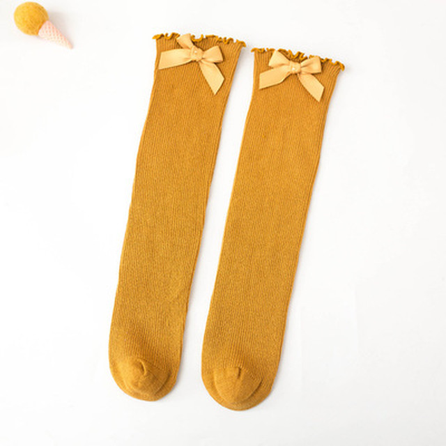 全6色 ソックス 靴下 リボン ロング ニーハイ おしゃれ コットン 可愛い 子供 キッズ ベビー 赤ちゃん 男の子 女の子 Hay106 Berceau Select Shop ベルソー セレクトショップ キッズ 親子ペアetc