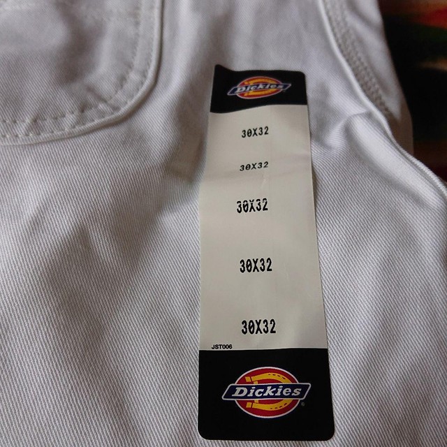 30インチ Dickies ディッキーズ オーバーオール ホワイト デニム サロペット ジーンズ 大きいサイズ メンズ レディース シニア タルサタイム Tulsa Time オーバーオール ペインターの通販