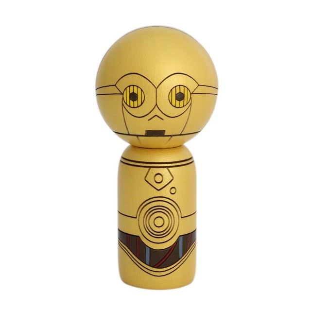 卯三郎こけし Disney公式ライセンス商品 スターウォーズ C 3po こけし 世界珍品堂