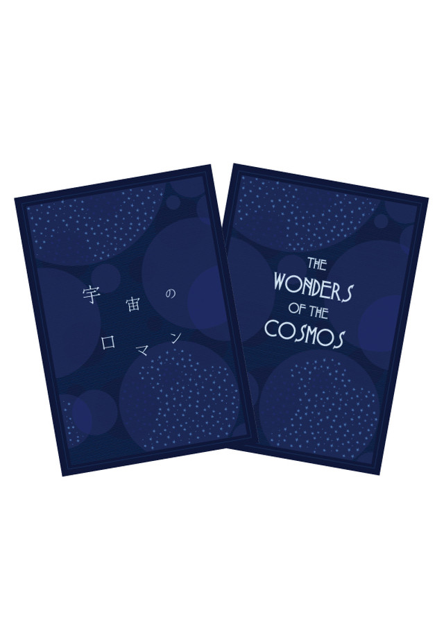 宇宙のロマン 日本語版 The Wonders Of The Cosmos English A5カードセット 日英 A5 Cards Jp En You See A And I See B