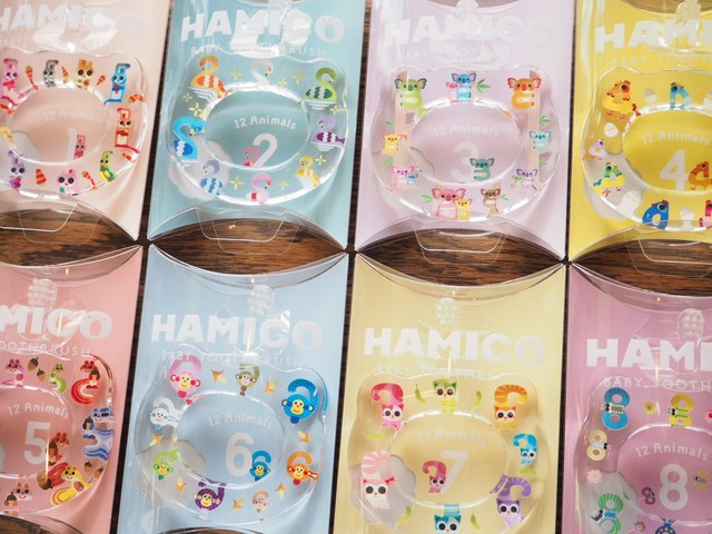9 12 ベビーハブラシhamico ハミコ 12 Animalsシリーズ Misora Cafe 子ども向け雑貨と美味しい珈琲の店