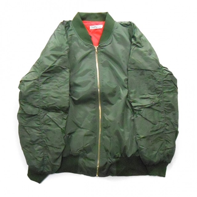 オーバーサイズ Ma 1 ジャケット カーキ 緑 Xl ビッグサイズ ミリタリー Ygg Store Base店