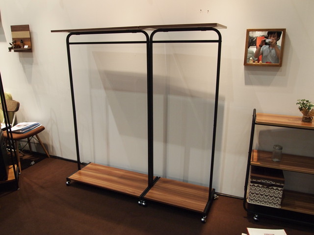 Factory Black Hanger Rack W90 / インダストリアルスタイル ファクトリーブラック ハンガーラック W90