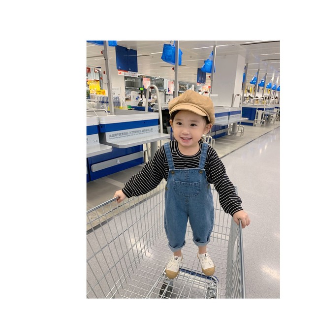 オーバーオール サロペット カジュアル デニム 韓国 子供服 キッズ ベビー プチプラ 80 90 100 110 1 130 1歳 2歳 3歳 取寄 発送目安14 21日営業日 Laff Store For Baby Kids ベビー キッズ 子供服 ショップ情報 配送スケジュール要確認