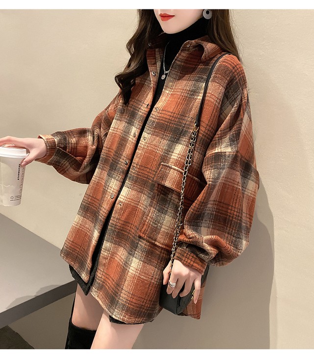 超人気 トップス レディース 長袖 シャツ チェック柄 通勤 オフィス ファッション 3色ins 1179 Ins Fashion ファッション専門店 可愛い 安心 素敵な商品を多数ご用意