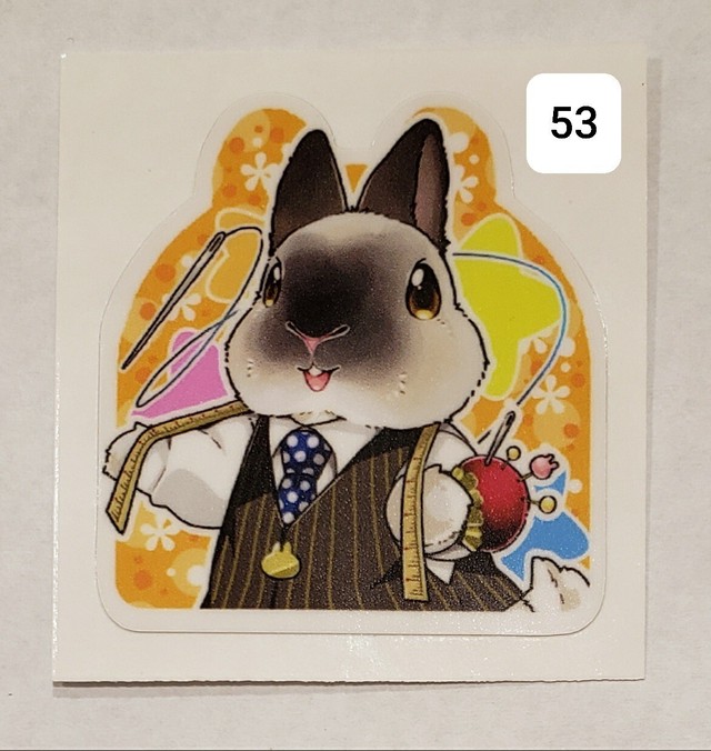 Veryberry うさぎさんステッカー No 41 60 新宿店 ラビットデパートメント Rabbit Department うさぎ雑貨
