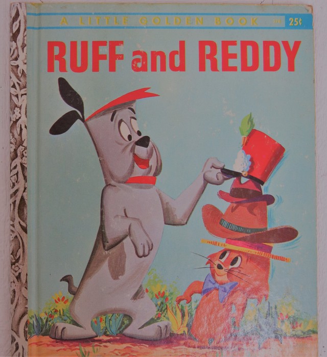 Ruff And Reddy 猫さんと犬さんの絵本 Harvey Eisenberg 1950年 アメリカ製 ヴィンテージ絵本 Weekendcats