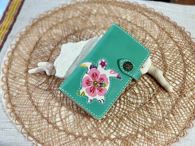 紅型 Iphoneケース Plus Maxケース ホヌタイプ Hanahana工房